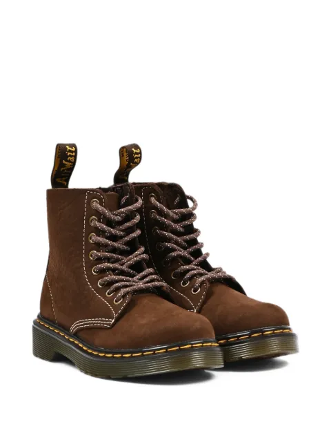 Dr. Martens Kids 1460 Pascal calf suede boots