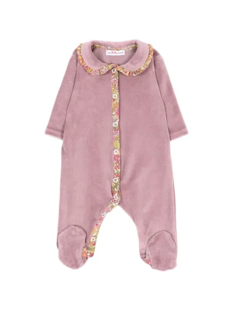 Pesciolino Rosso Kids floral-trim pajamas