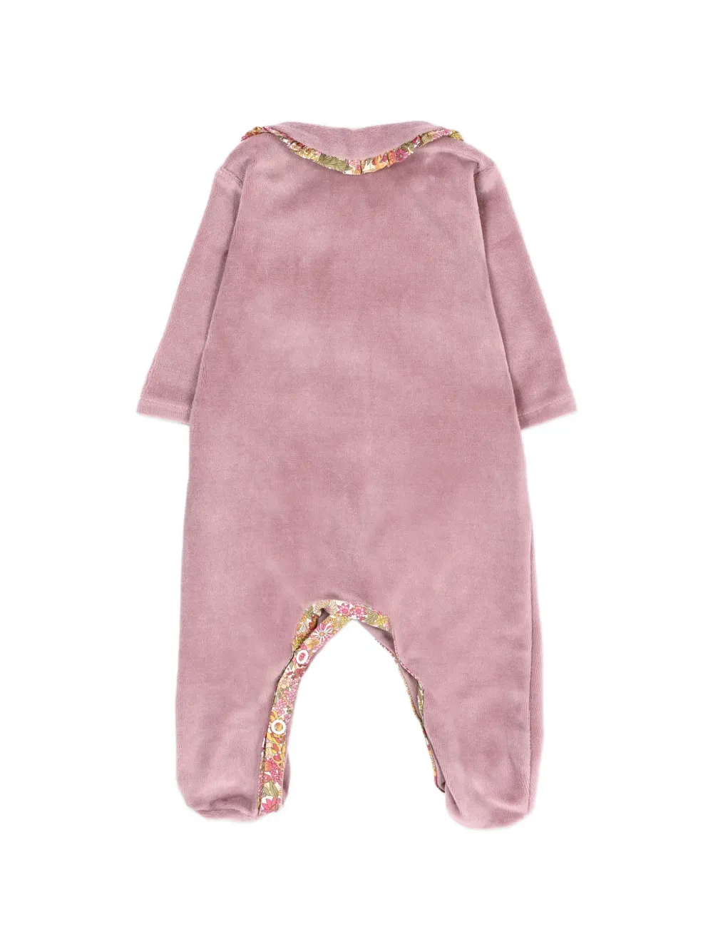 Pesciolino Rosso Kids floral-trim pajamas Paars