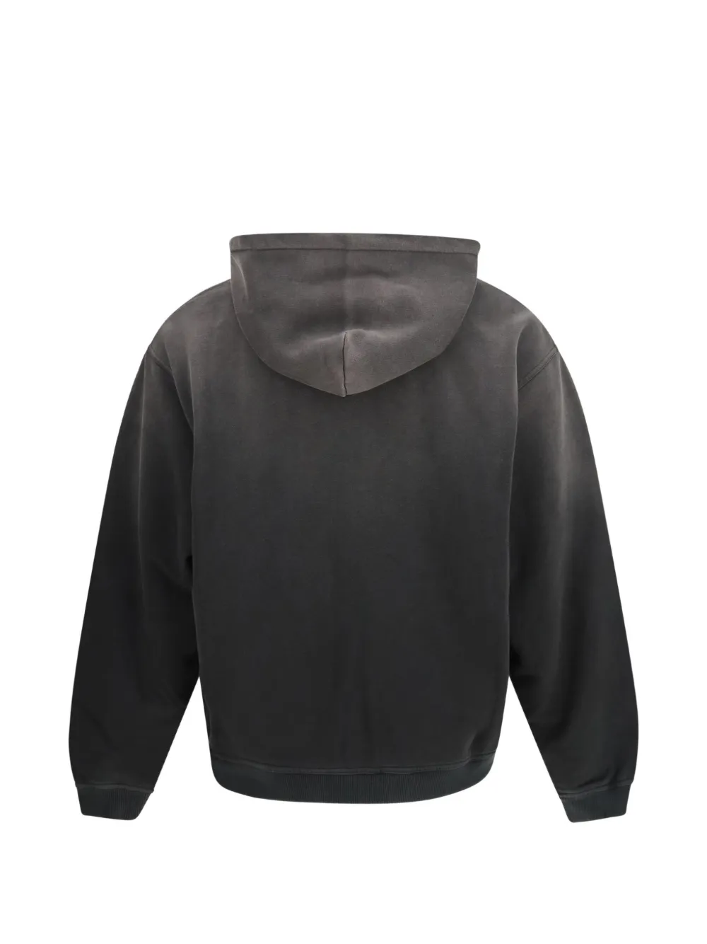 Represent faded-effect hoodie Zwart