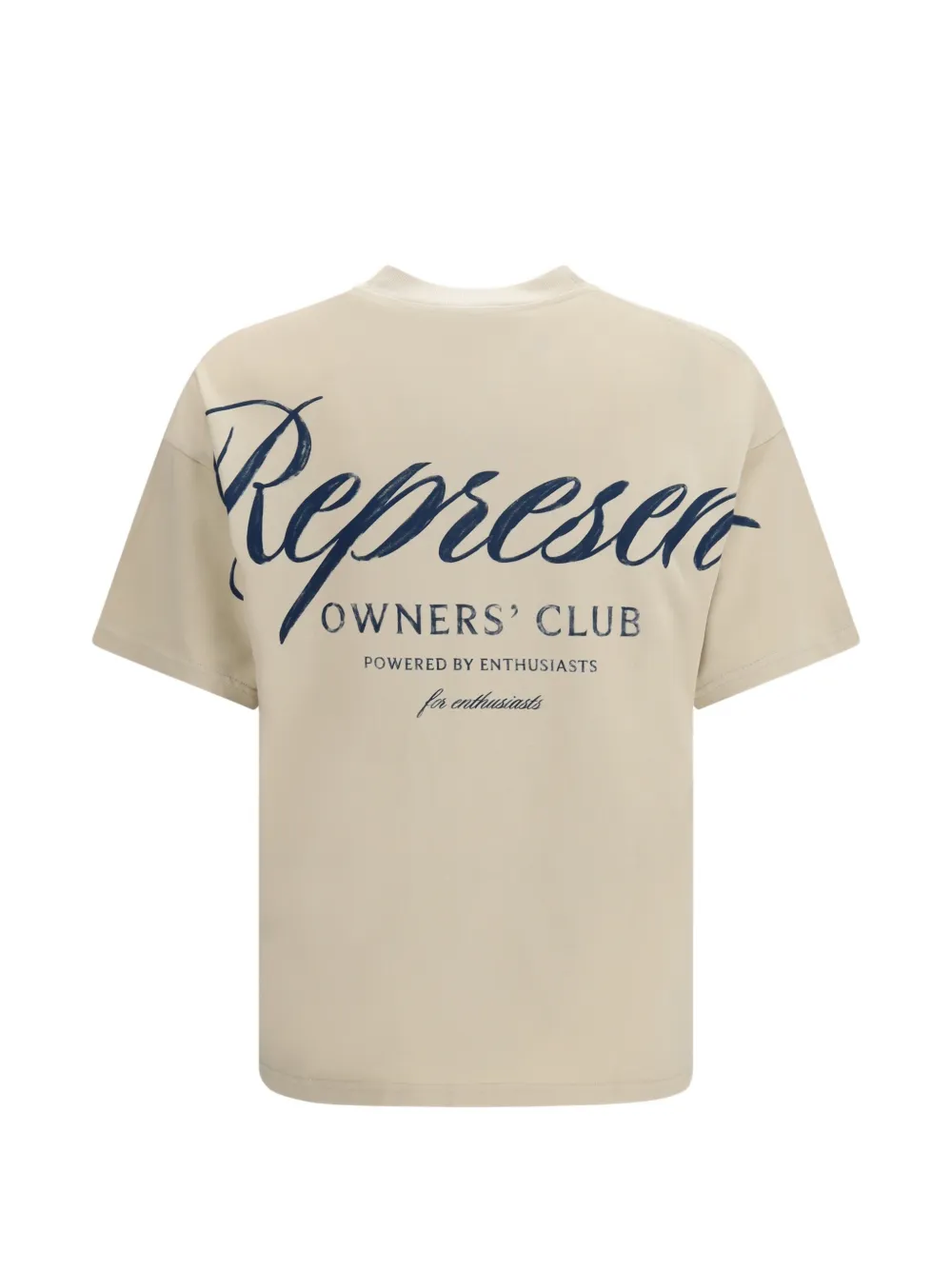 Represent Owners' Club logo-print T-shirt Beige