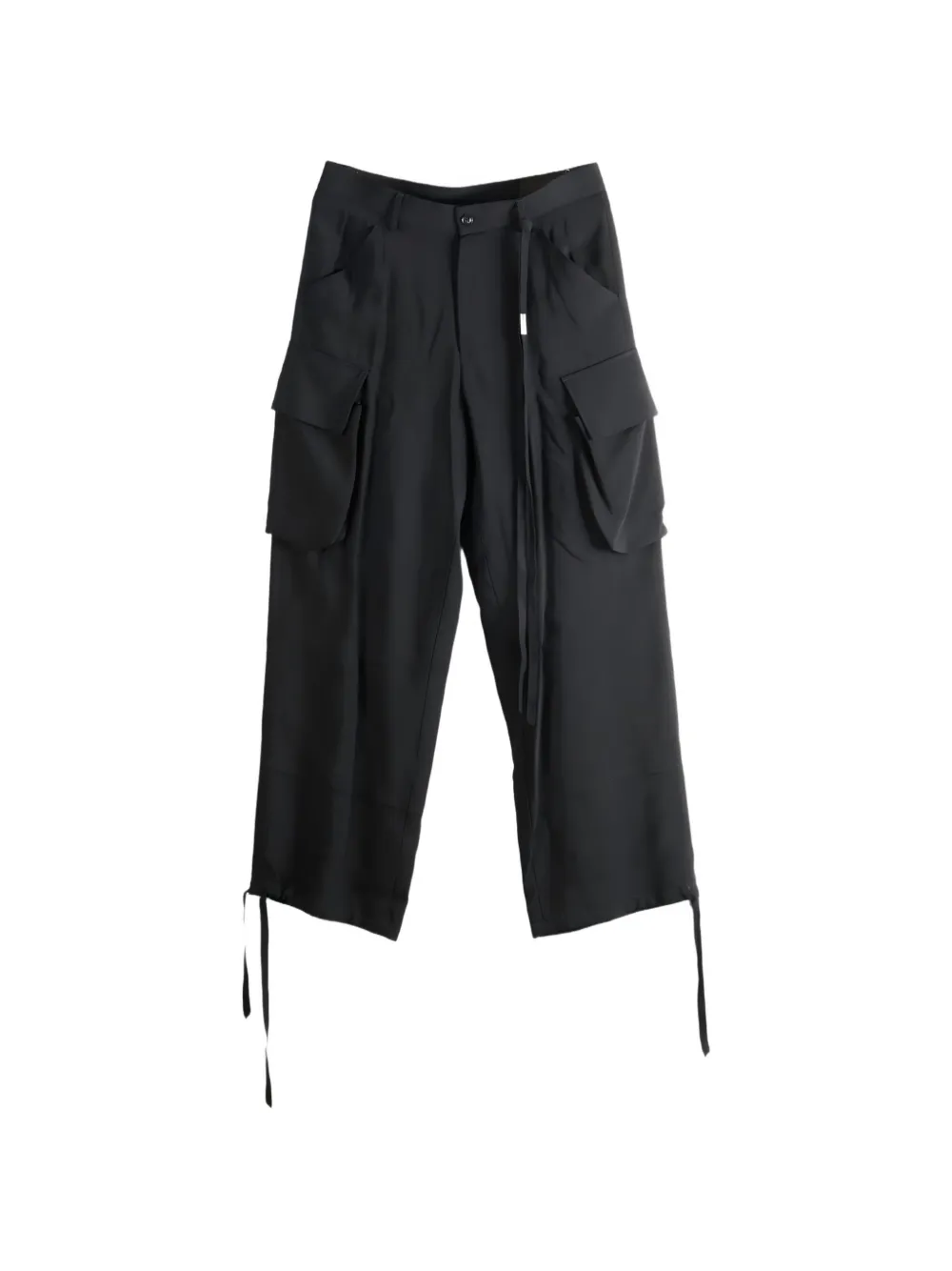 Ann Demeulemeester Berger drawstring cargo pants Zwart