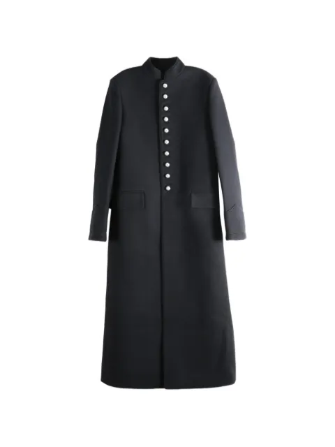 Ann Demeulemeester Alma button-up stand-collar coat