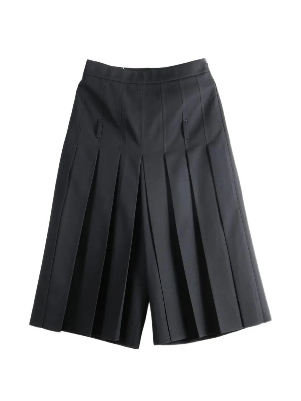 Ann Demeulemeester Rosi pleated wool trousers Zwart