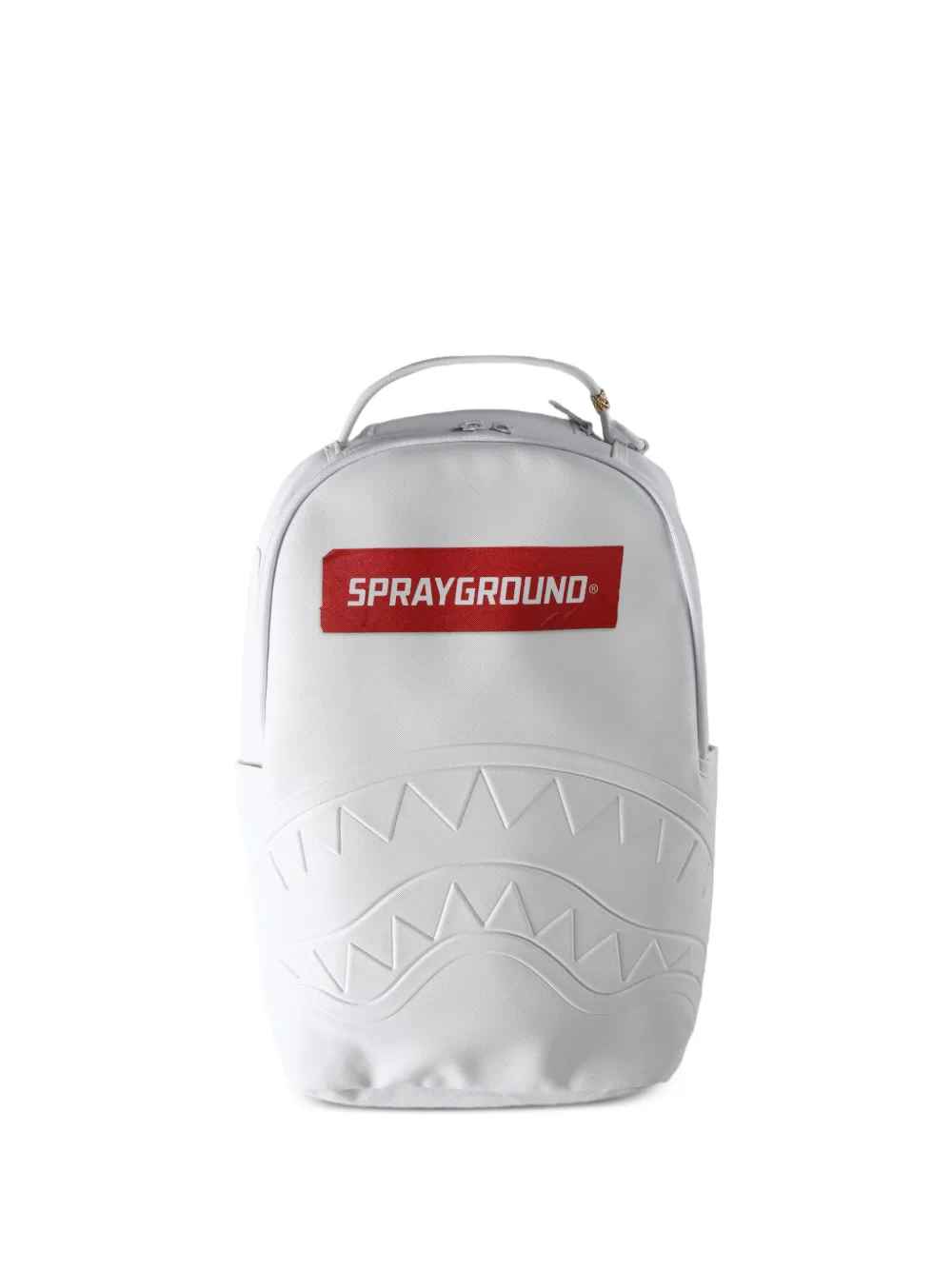 Sprayground Money Trick DLXSV logo-patch backpack - Bianco