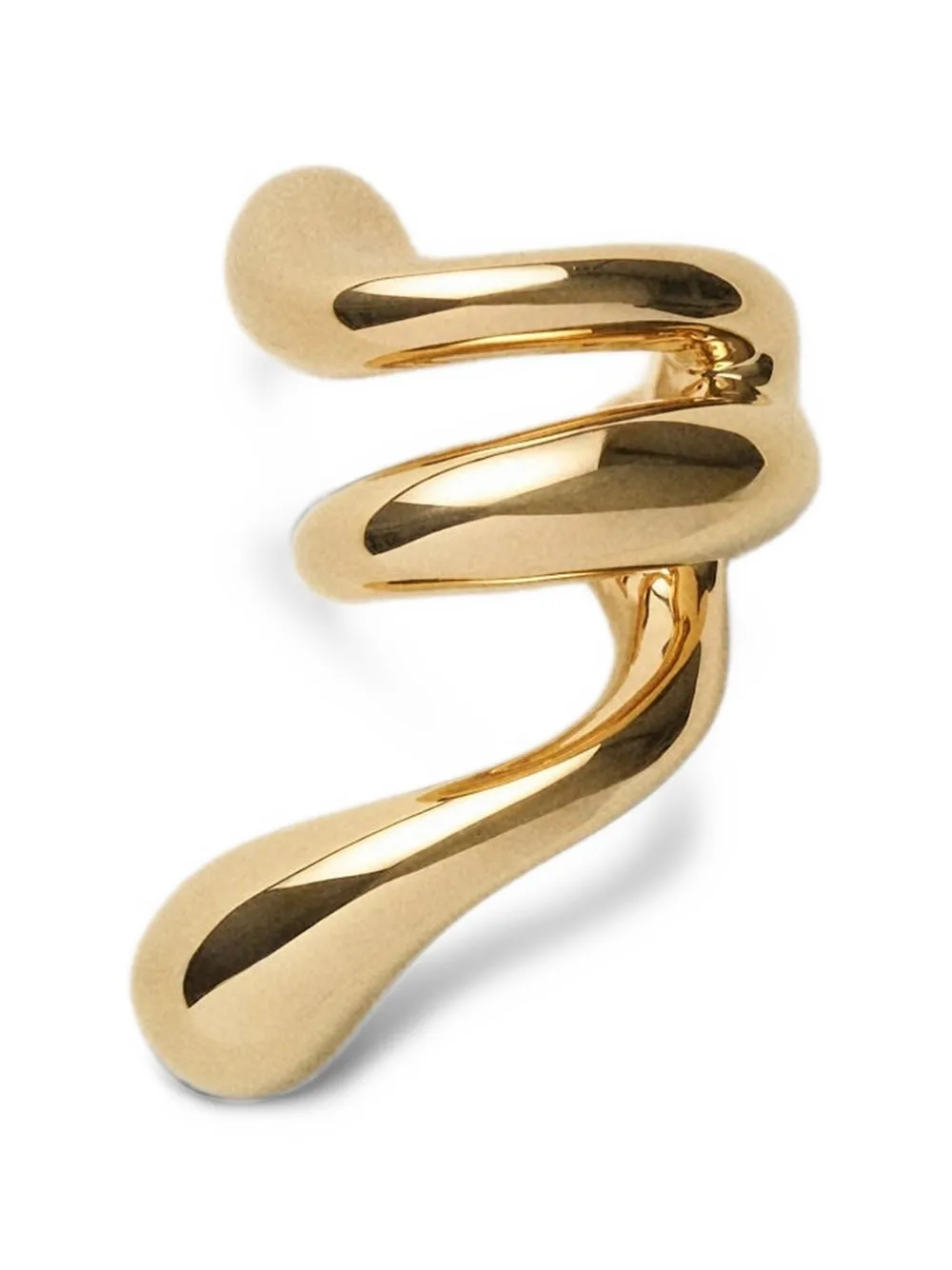 Panconesi Blow Up Forma sculptural-shape ear cuff - Oro