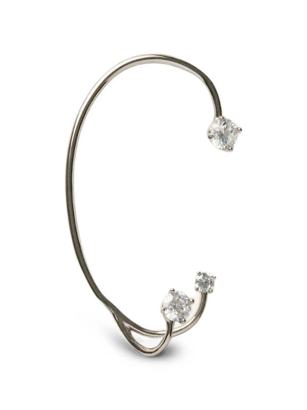Panconesi Three Point ear cuff - Argento
