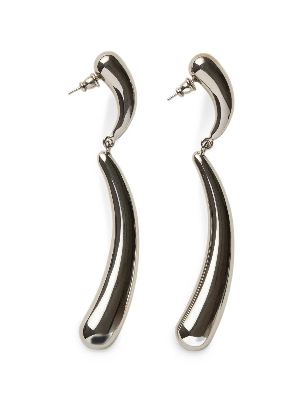 Panconesi Blow Up Forma drop earrings - Silber