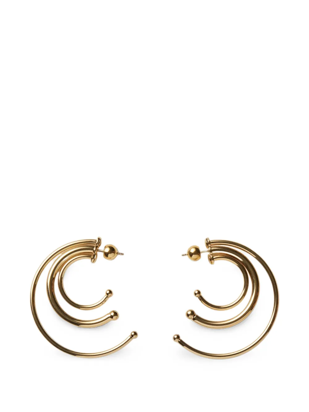 Panconesi small Pierced Solar multi-hoop-design earrings - Oro