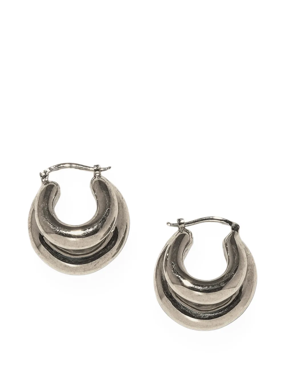 Panconesi Blow Up huggie earrings - Argent