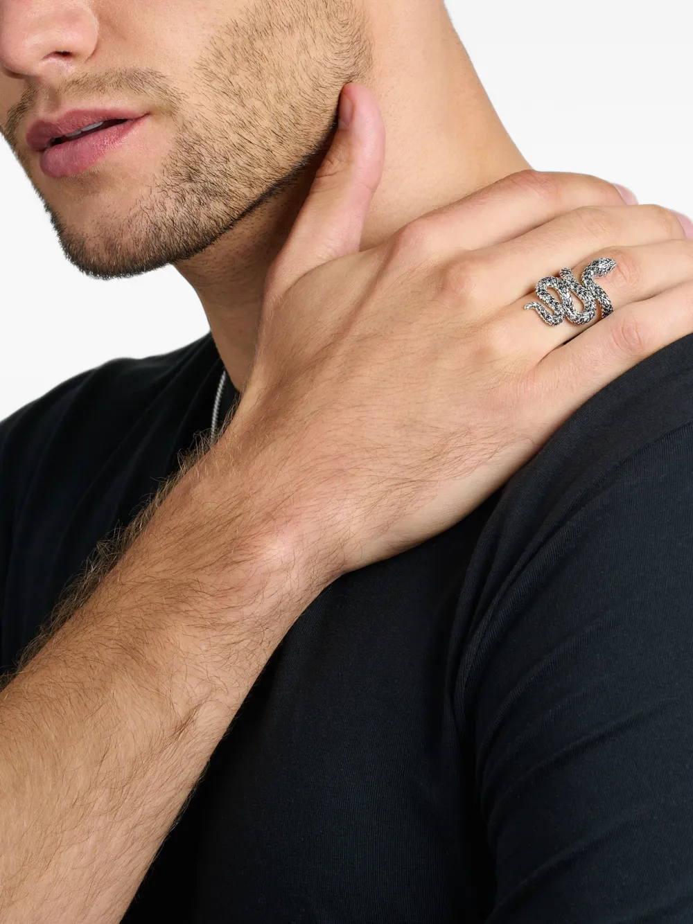 Thomas Sabo snake-motif sterling-silver ring - Silber