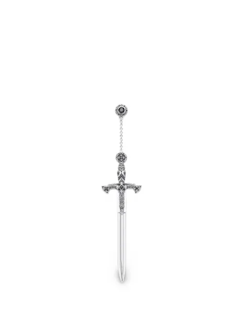 Thomas Sabo sword-motif drop earring