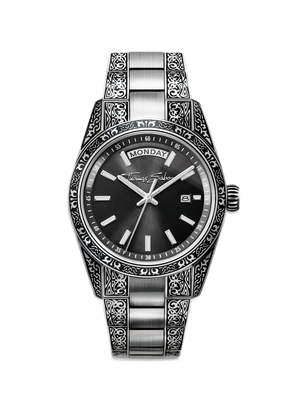 Thomas Sabo Rebel at Heart Revive 36mm watch - Nero