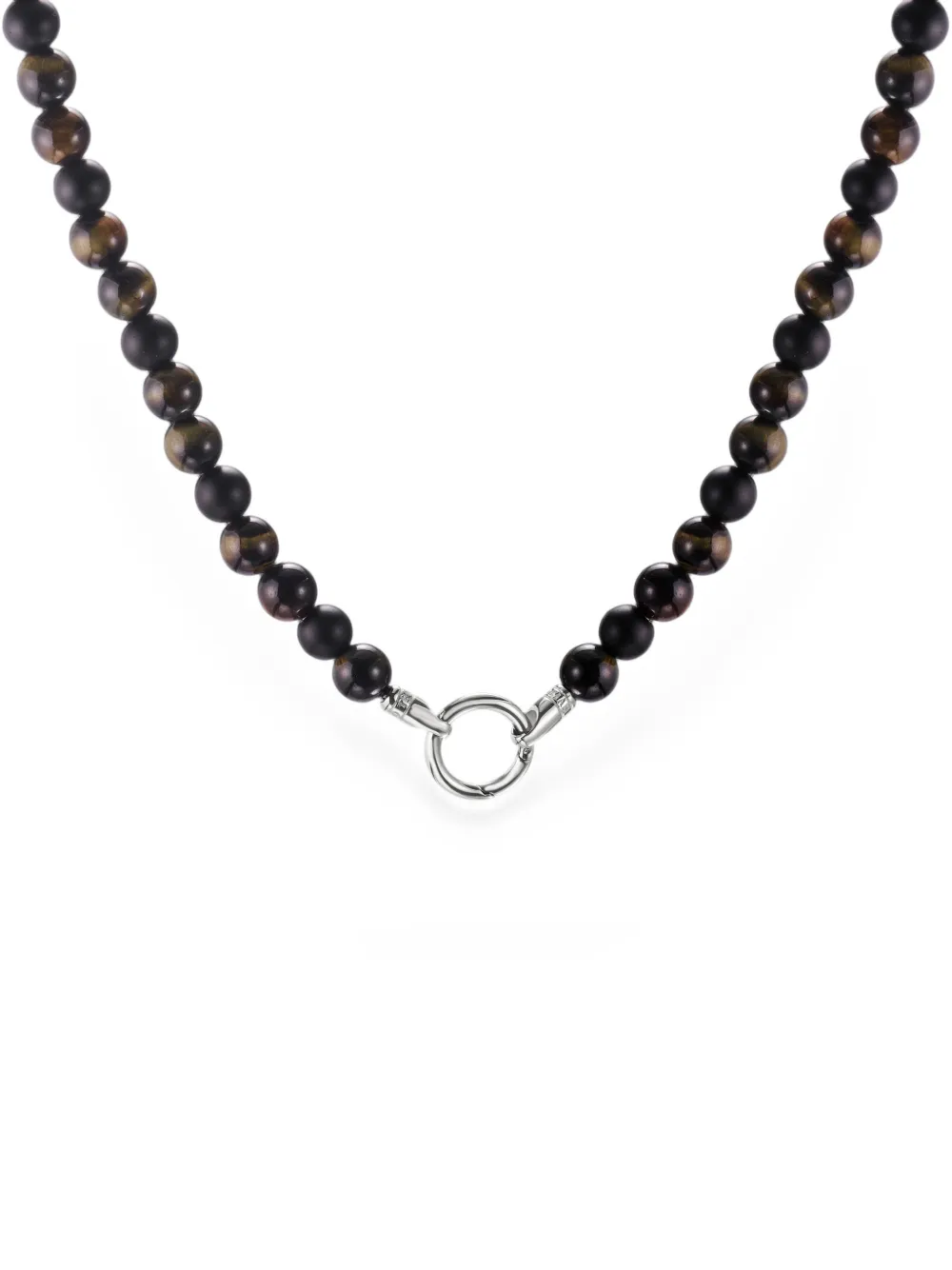 Thomas Sabo obsidian tiger's eye necklace - Nero