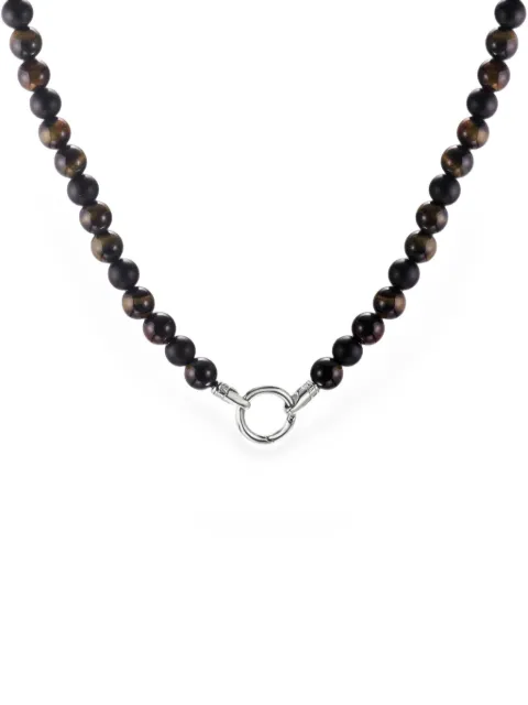 Thomas Sabo obsidian tiger's eye necklace