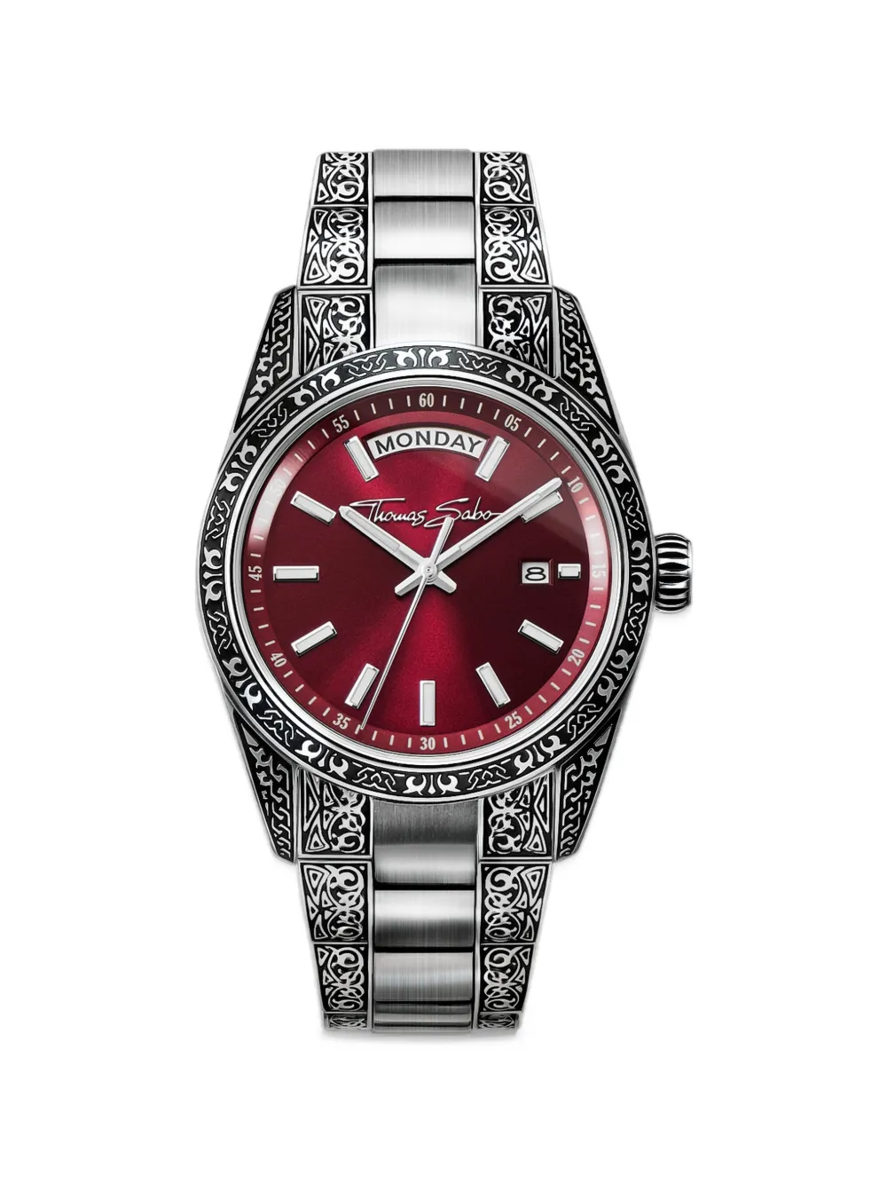 Thomas Sabo Rebel at Heart Revive 36mm watch - Rosso