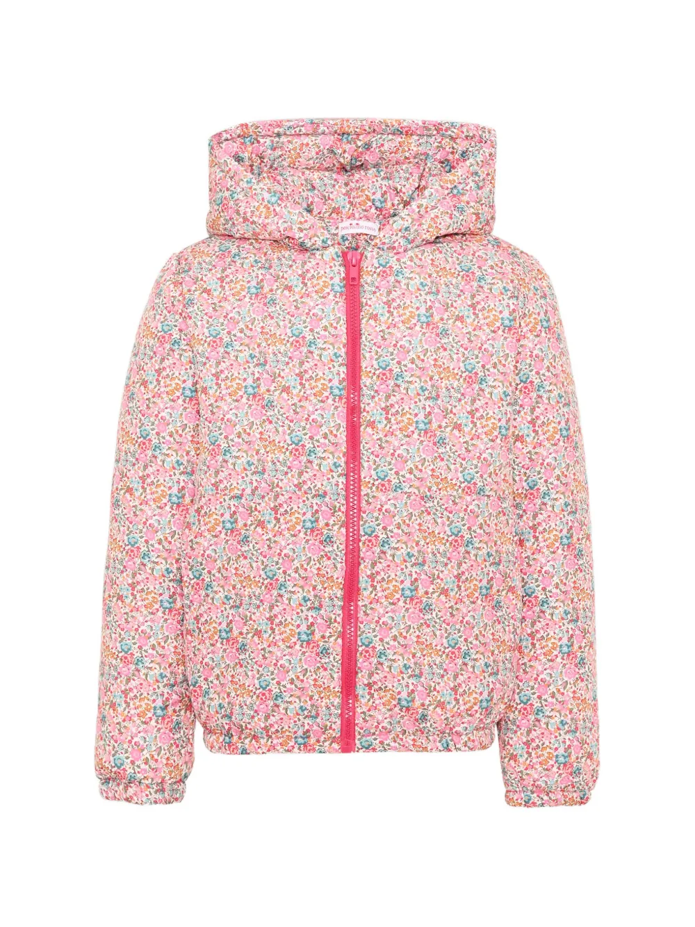 Pesciolino Rosso Kids Liberty London floral-print hooded jacket Roze