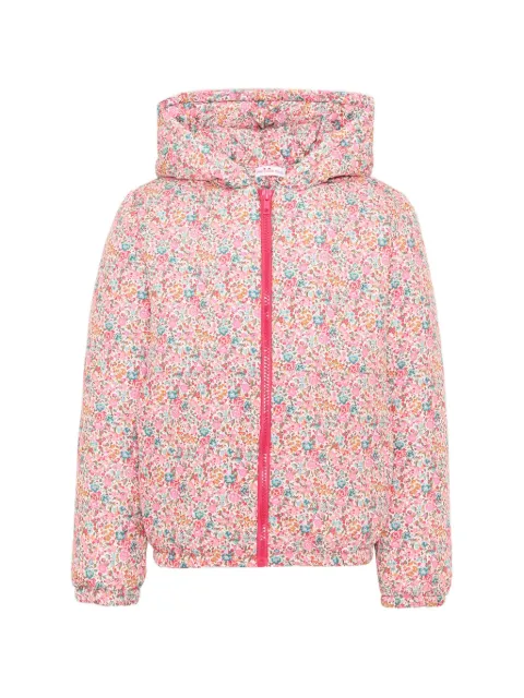 Pesciolino Rosso Kids Jaqueta Liberty London floral com capuz