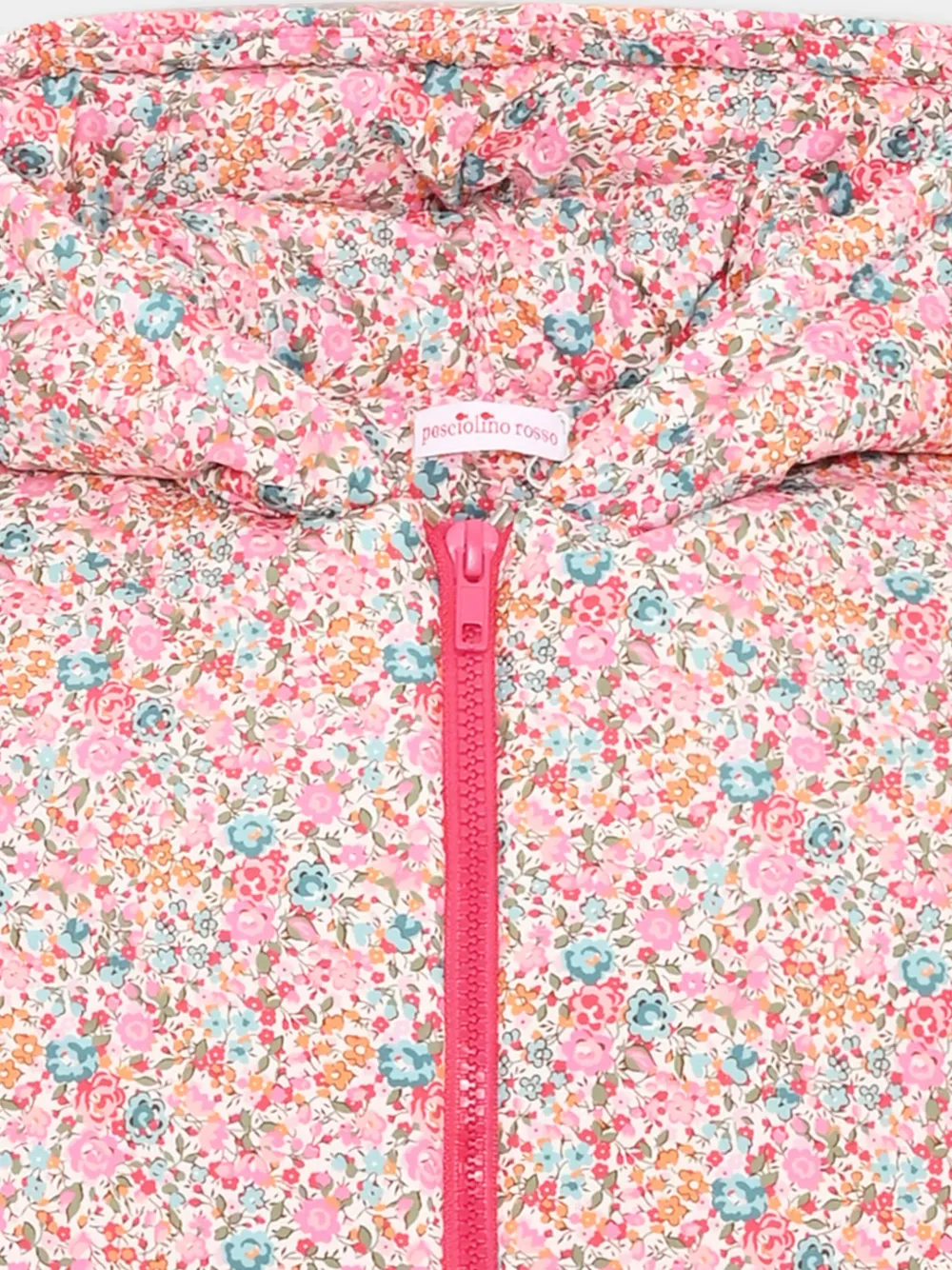 Pesciolino Rosso Kids Liberty London floral-print hooded jacket Roze