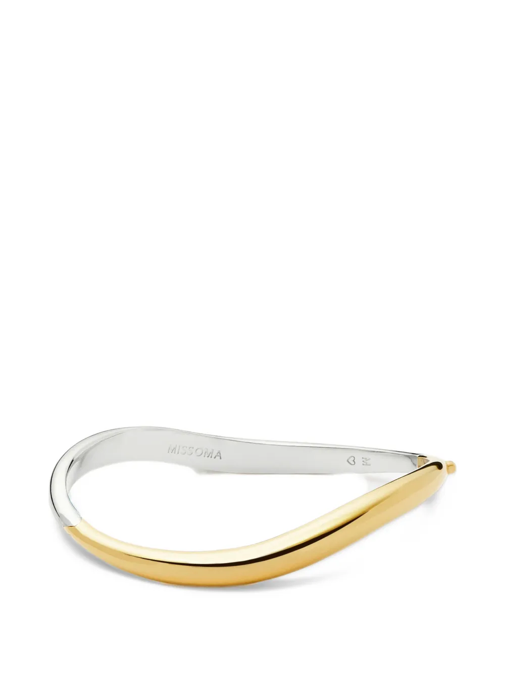 Missoma Savi Signature hinged bangle - Oro