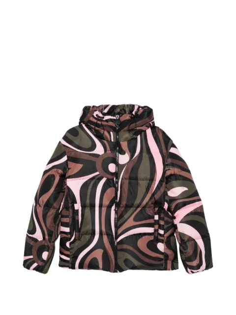 PUCCI Iride-print padded jacket