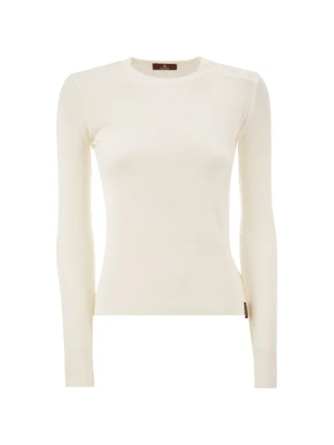 DONDUP Esibizionista shoulder-button ribbed top