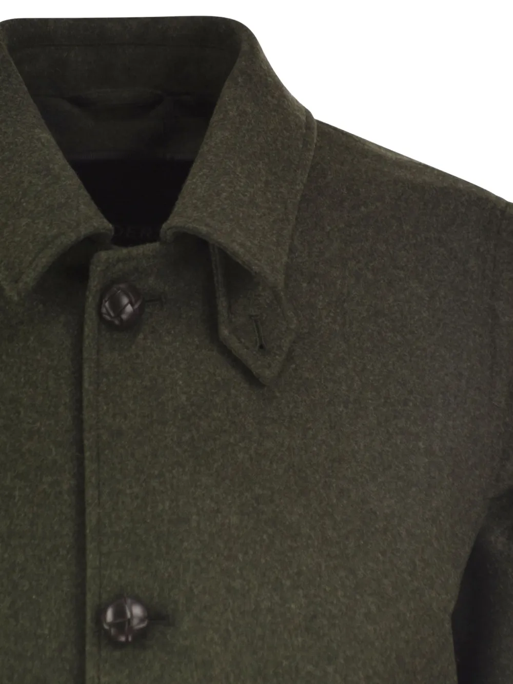 SCHNEIDERS Peter single-breasted wool coat Groen