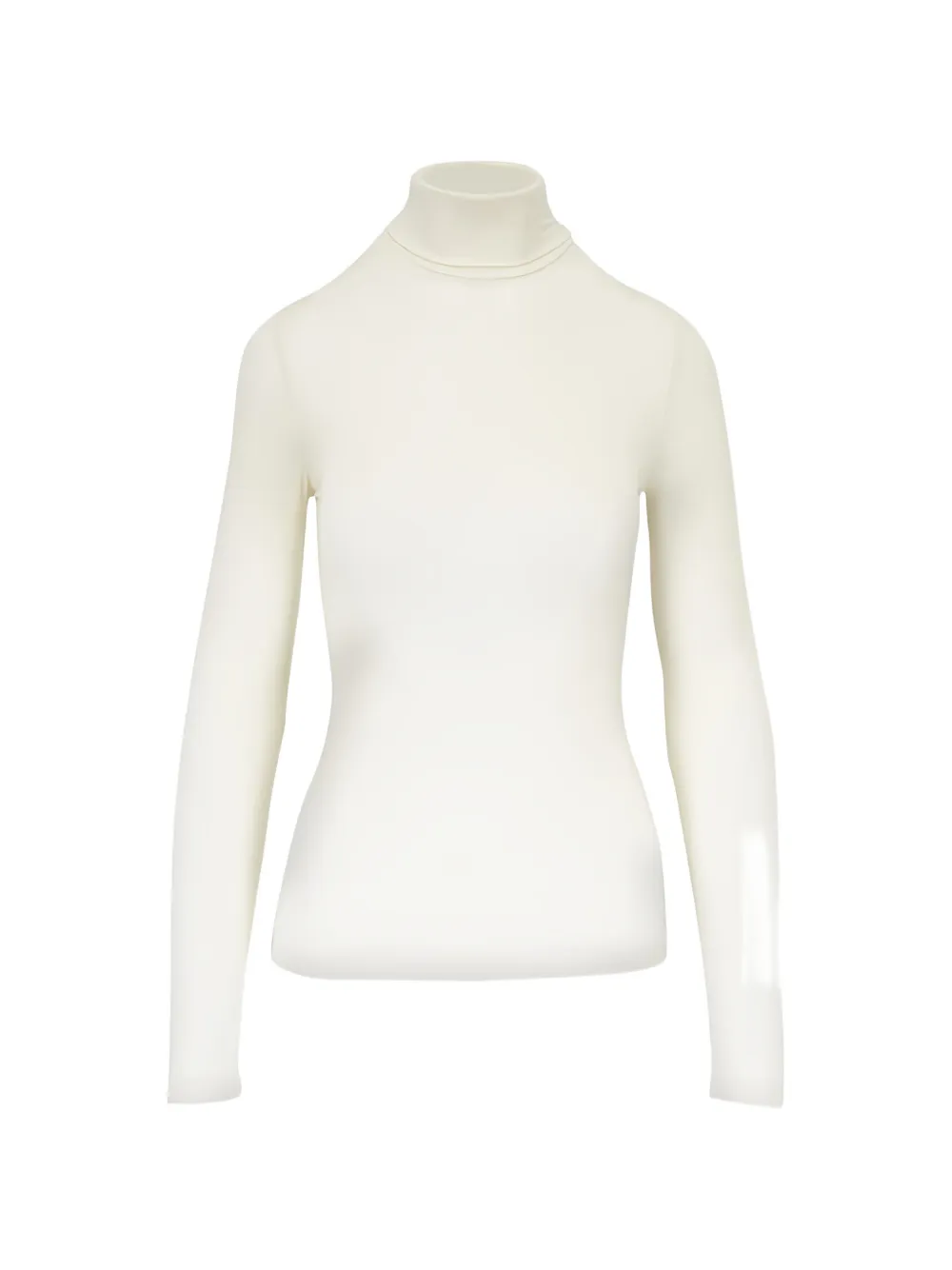 AGOLDE roll-neck long-sleeve sweater Wit