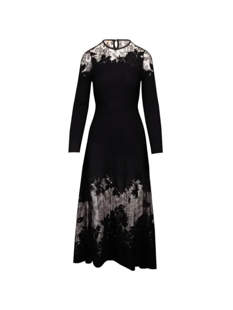 Ulla Johnson Clemence lace-panelled long-sleeve midi dress