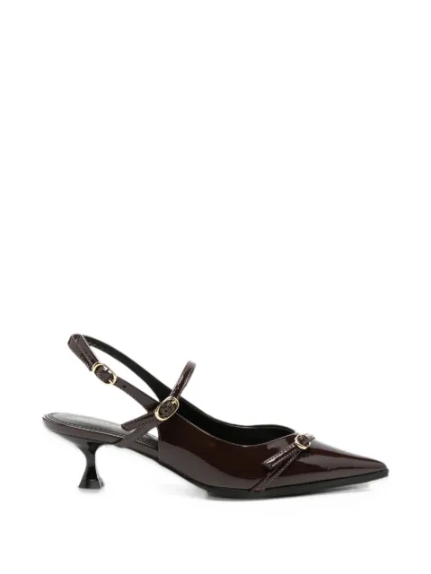 gioseppo buckle-detail slingback pumps