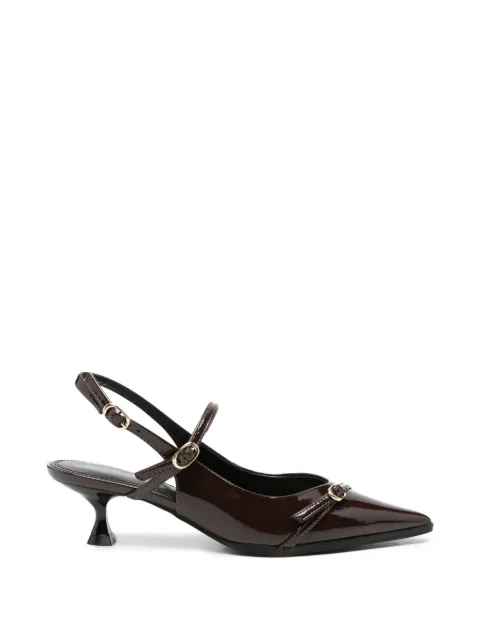 gioseppo buckle-detail slingback pumps