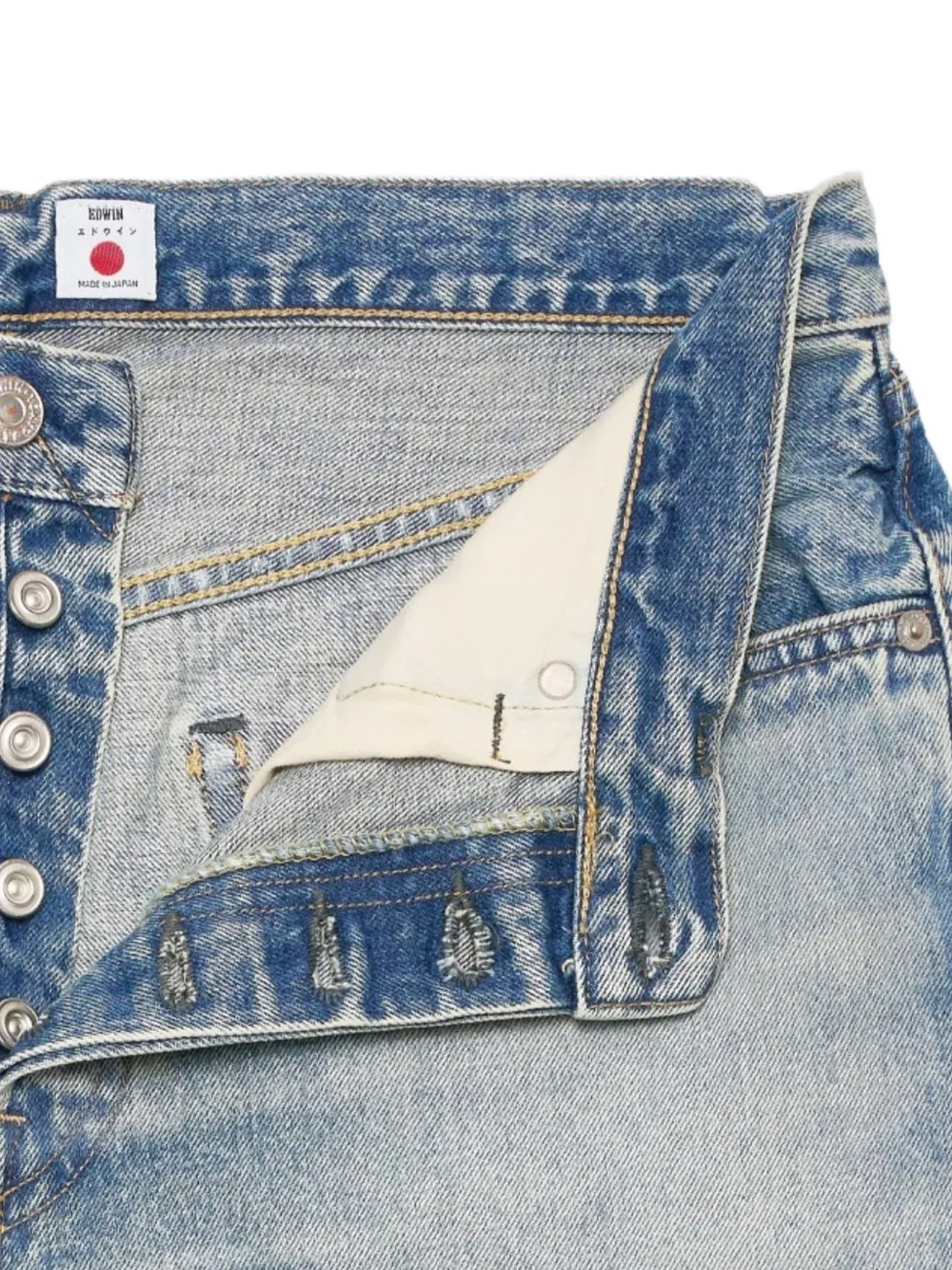 Edwin faded loose-fit jeans Blauw