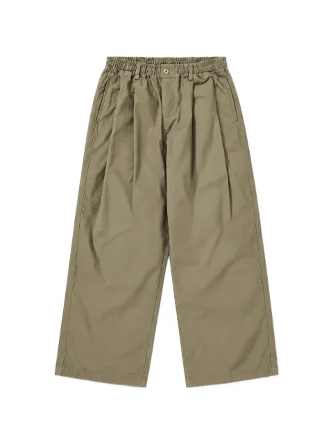 KAPPY two-tuck wide-leg trousers