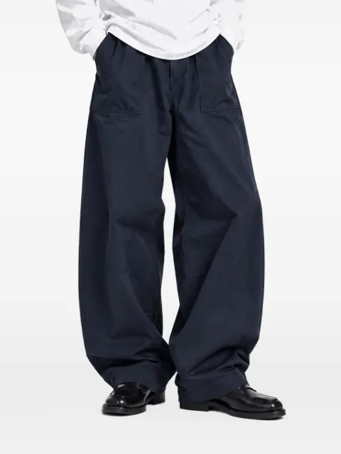 KAPPY One Tuck wide-leg trousers