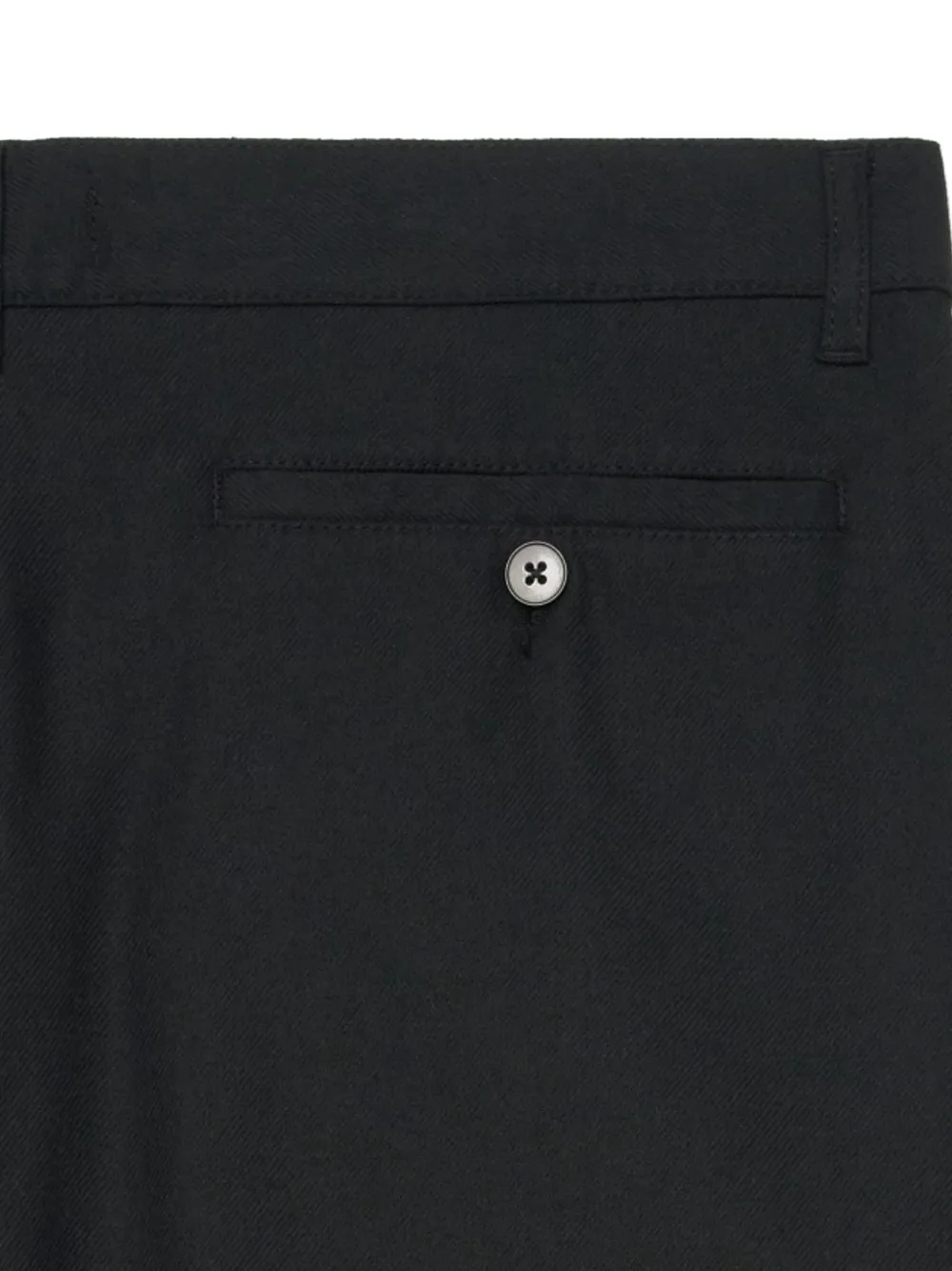 Edwin Alden pleated trousers Zwart