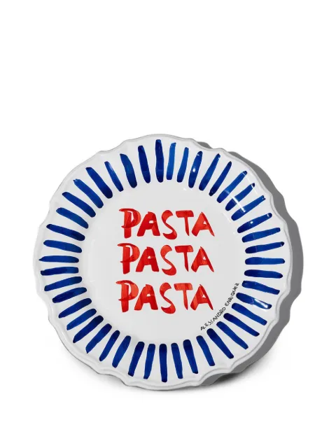 alessandro enriquez Pasta, Pasta, Pasta scalloped plate
