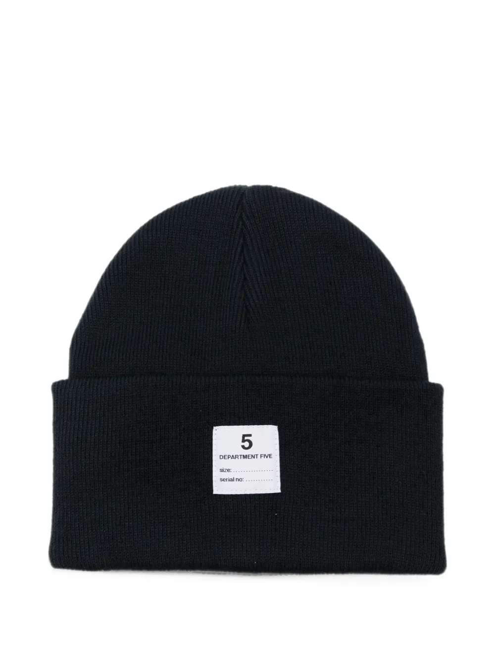 Department 5 Ribgebreide muts Blauw