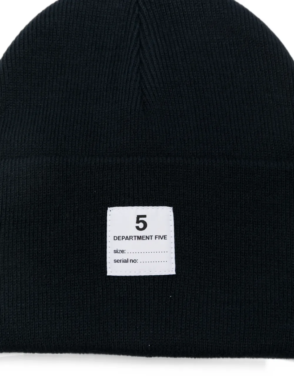 Department 5 Ribgebreide muts Blauw