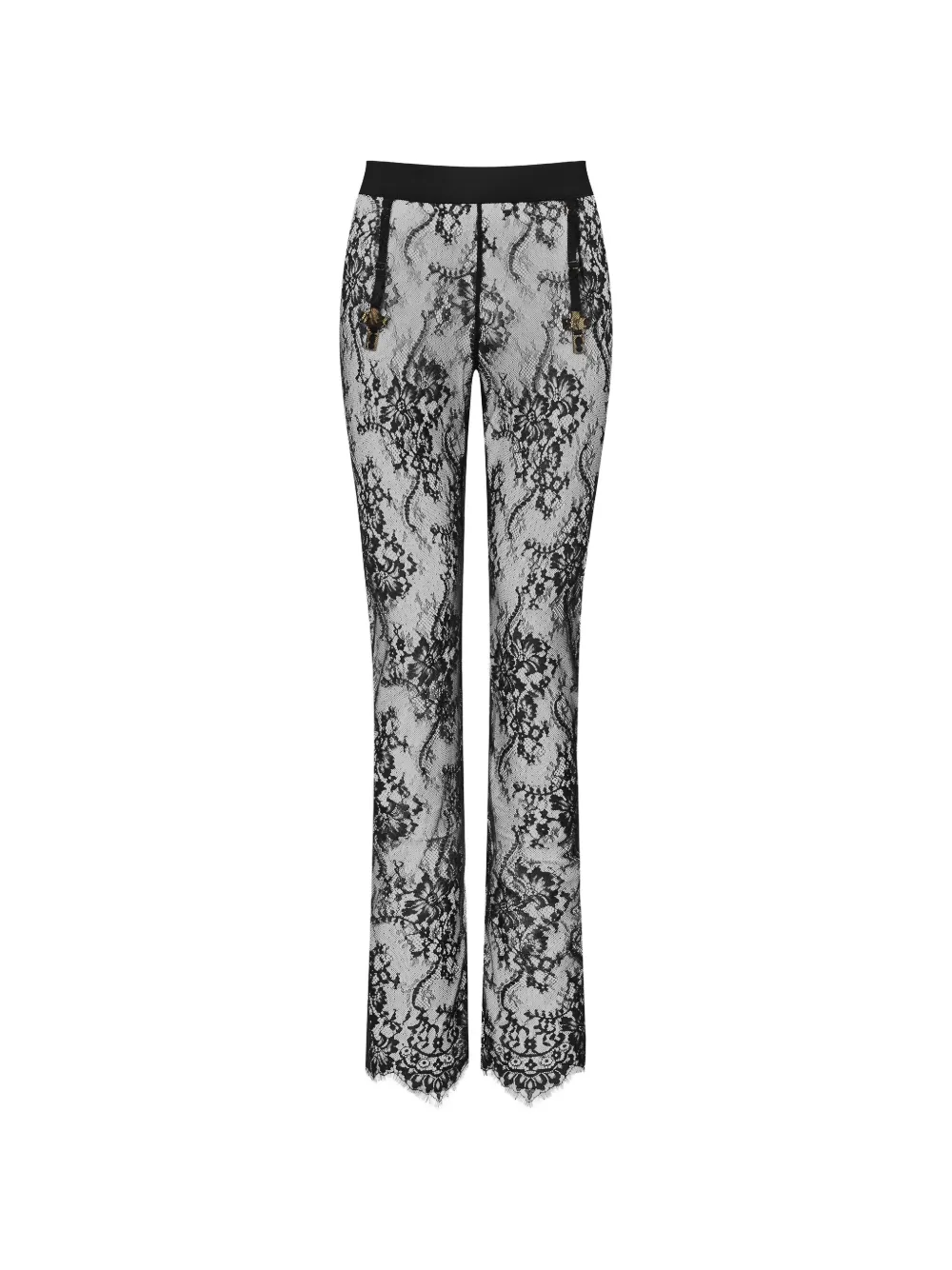 SCANDALE Inspiration Divine lace trousers - Nero