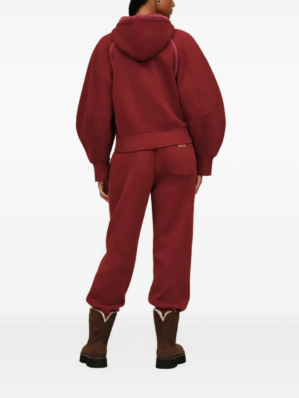 UGG Classic full-zip hoodie Rood