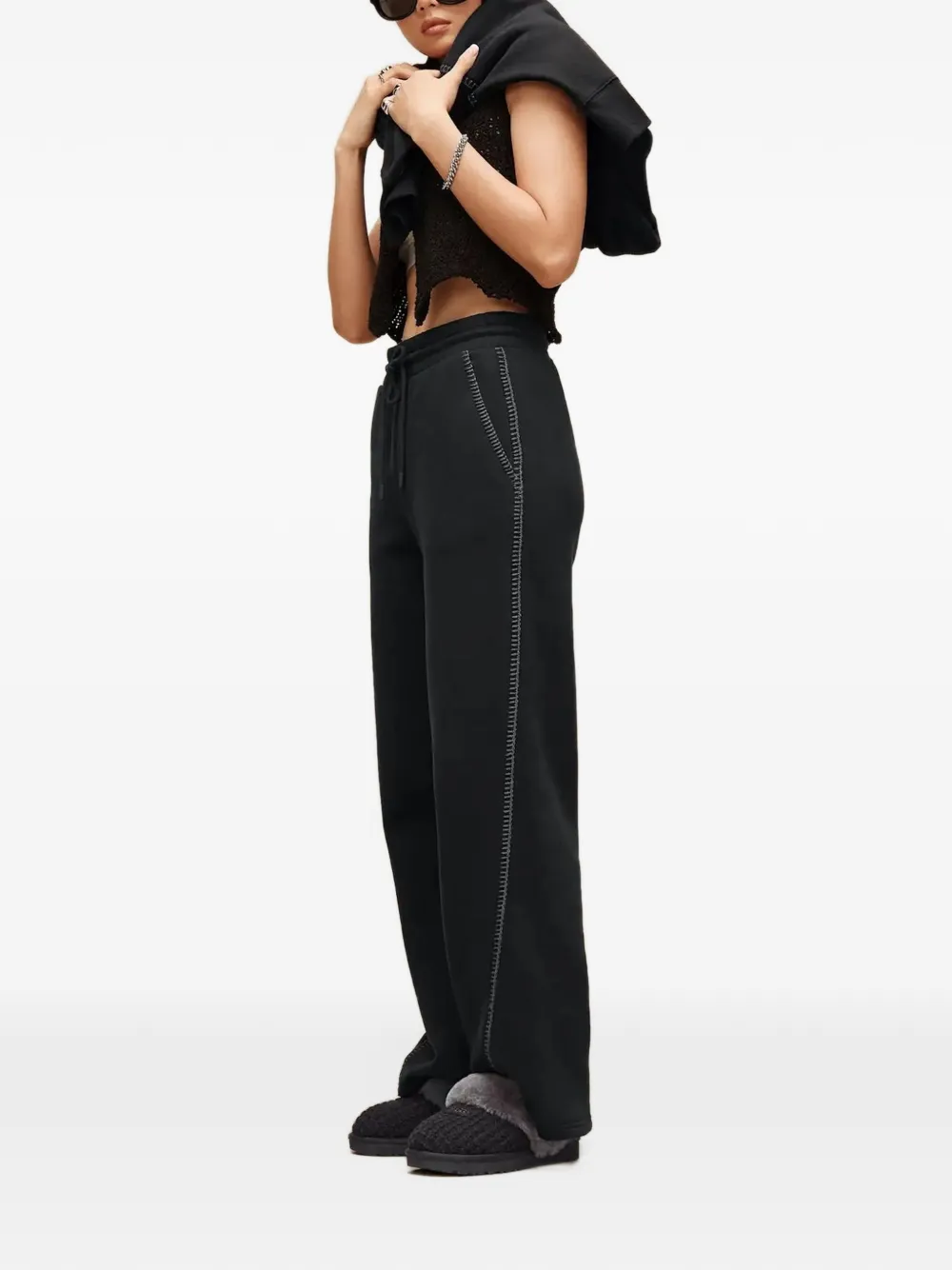 UGG Classic straight-leg pants Zwart