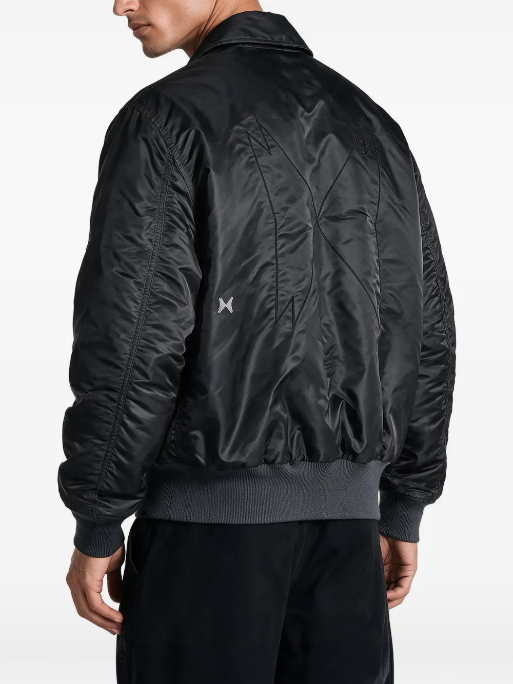 Alpha Industries x Andersson Bell Flight bomber jacket Zwart