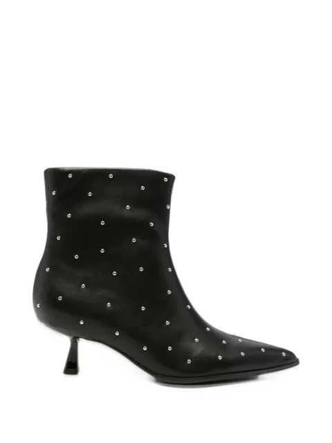 gioseppo stud-embellished pointed-toe ankle boots