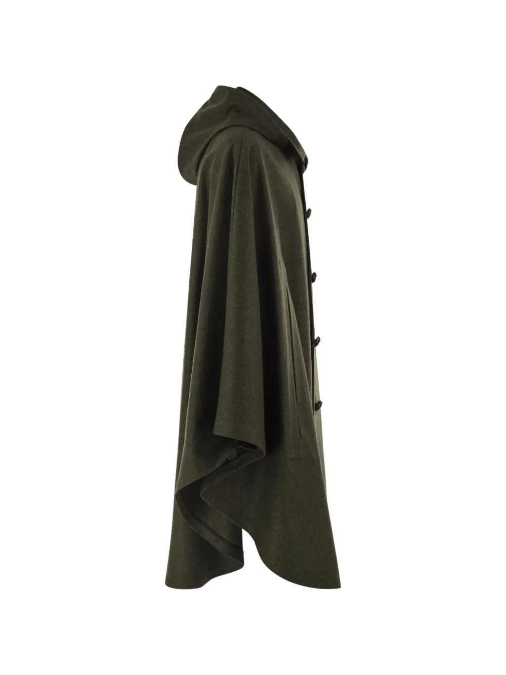 SCHNEIDERS Steve hooded wool cape Groen
