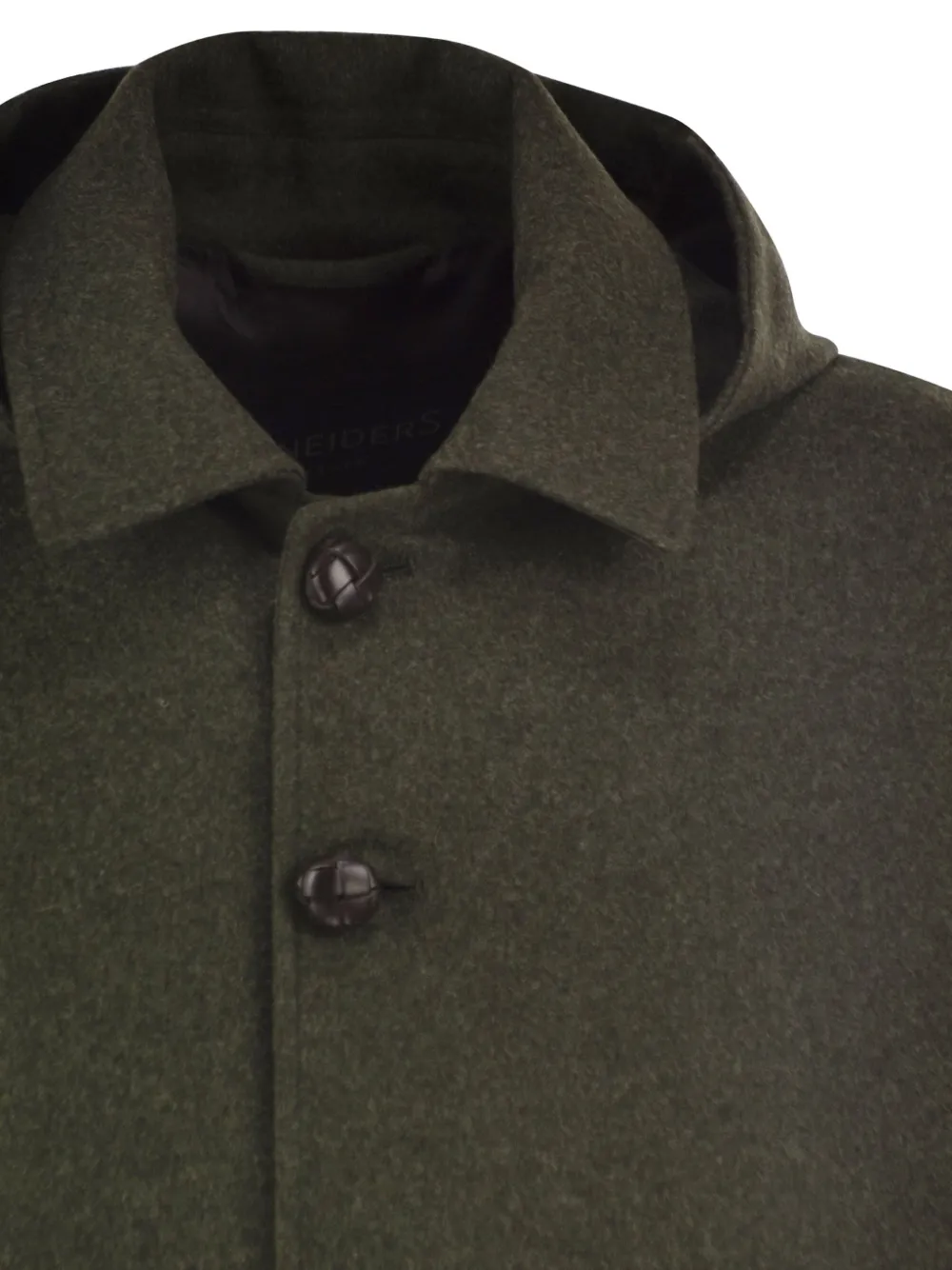 SCHNEIDERS Steve hooded wool cape Groen