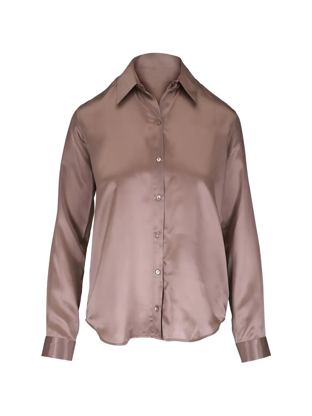 L'Agence Zijden blouse Beige