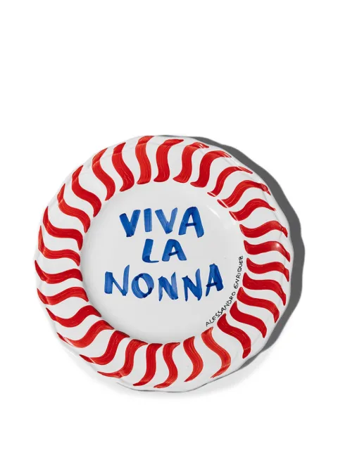 alessandro enriquez Viva La Nonna dinner plate
