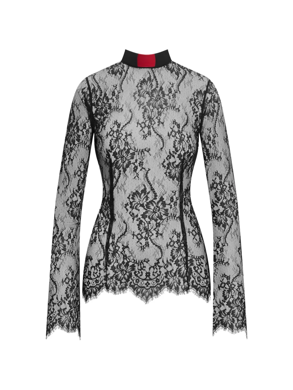 SCANDALE Inspiration Divine lace blouse - Nero