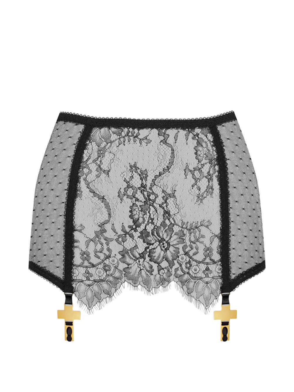 SCANDALE Inspiration Divine lace mini skirt - Schwarz