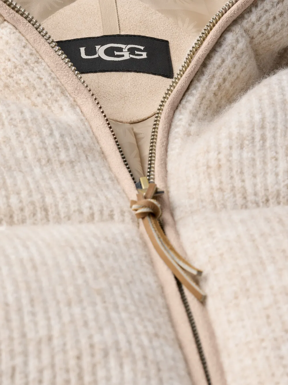 UGG Vareta knit puffer jacket Beige